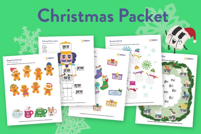 How to Play Christmas Music on the Piano with Our Free Packet.