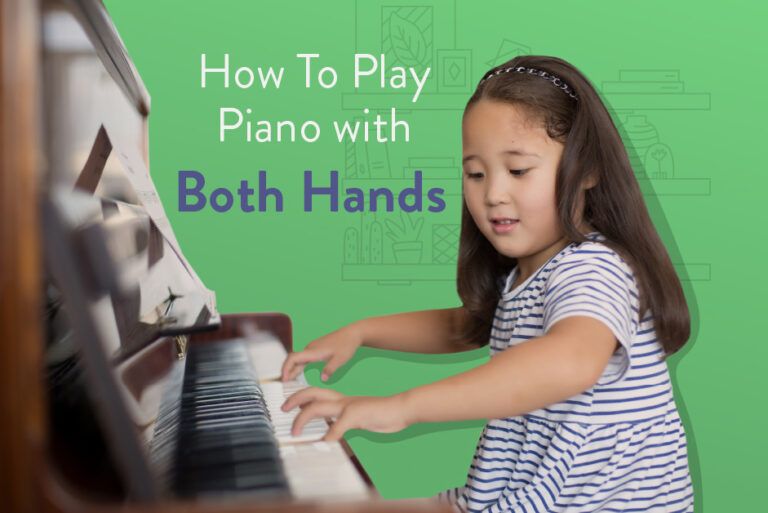 How to play piano with both hands for beginners.