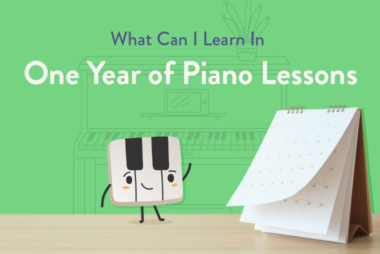 How Much Piano Will You Learn in One Year?
