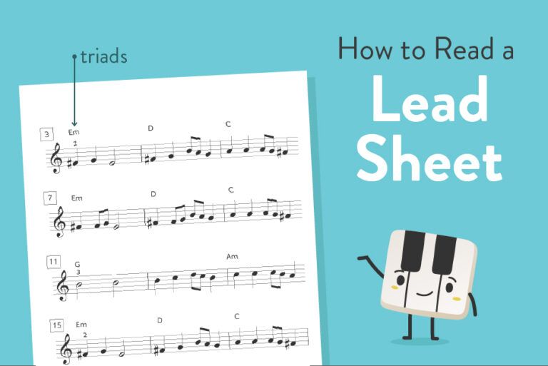 How to read piano lead sheets with Hoffman Academy.