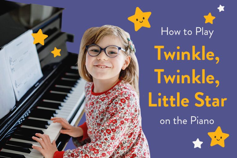 Twinkle, Twinkle, Little Star piano tutorial.