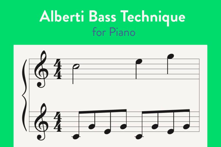 Alberti Bass Technique for Piano