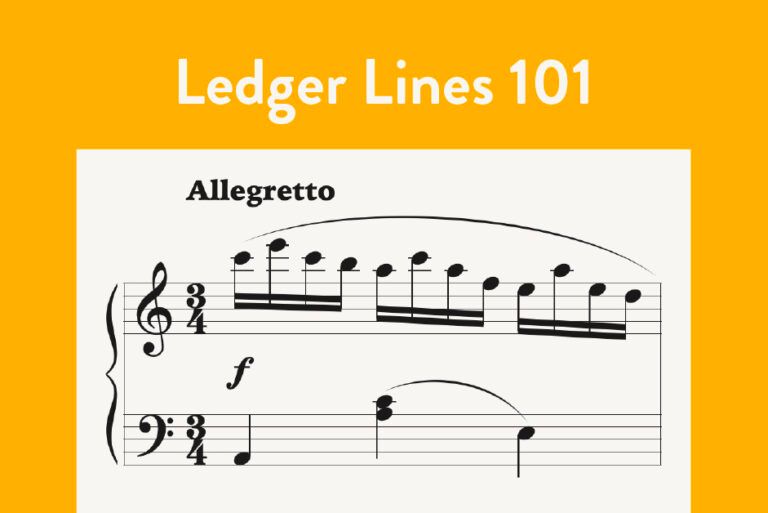 Ledger Lines in Music | Definition, Notes & Examples