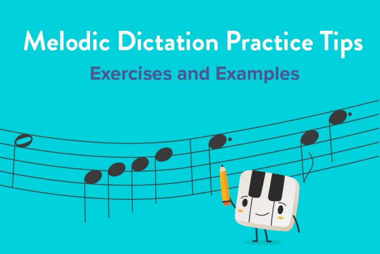 Melodic dictation practice tips for piano players.