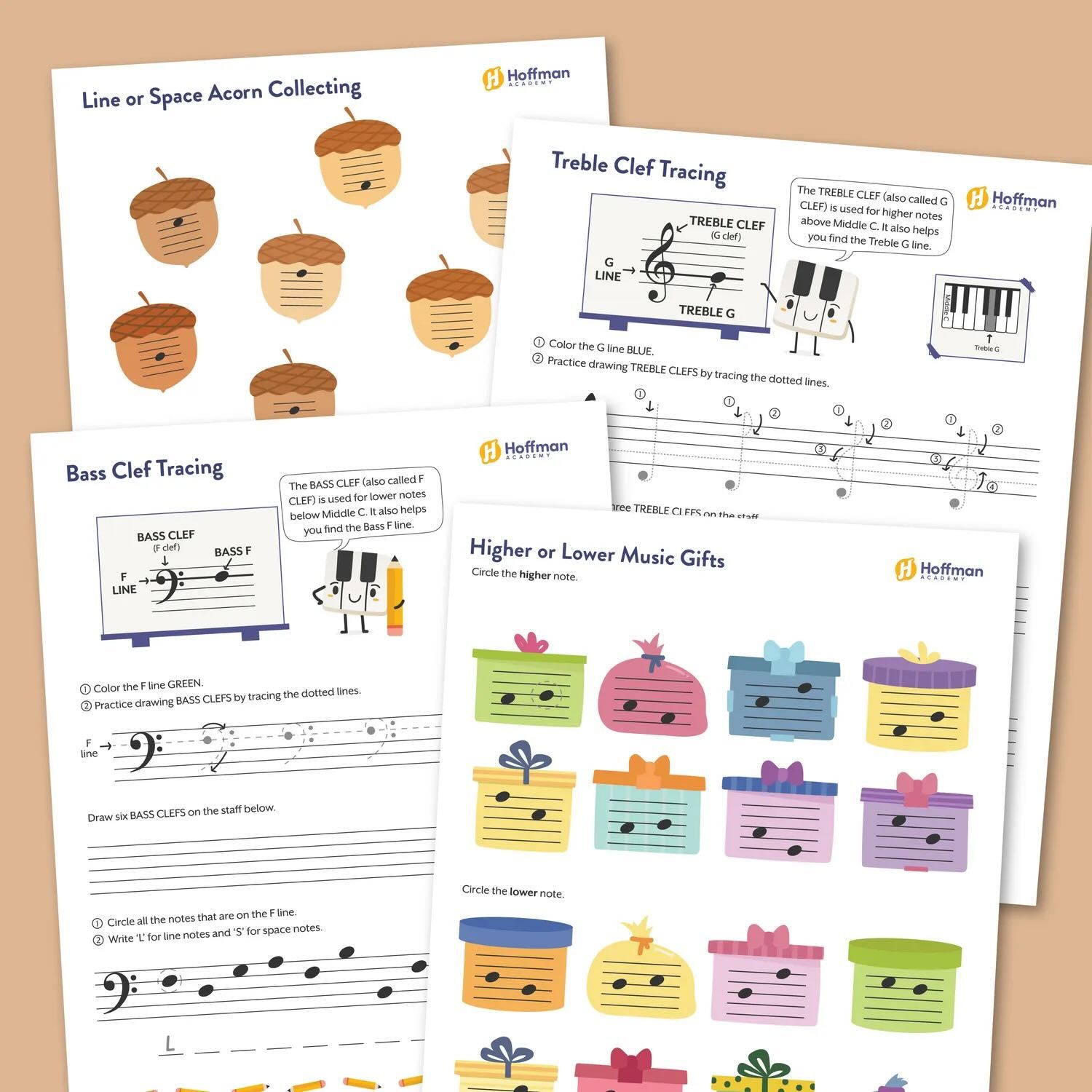 Music Note Identification | Free Downloads - Hoffman Academy