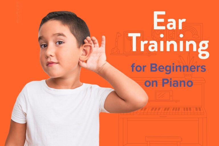 Ear training for beginners on piano.