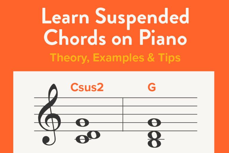 Learn all about suspended chords on piano and how to use them in music.