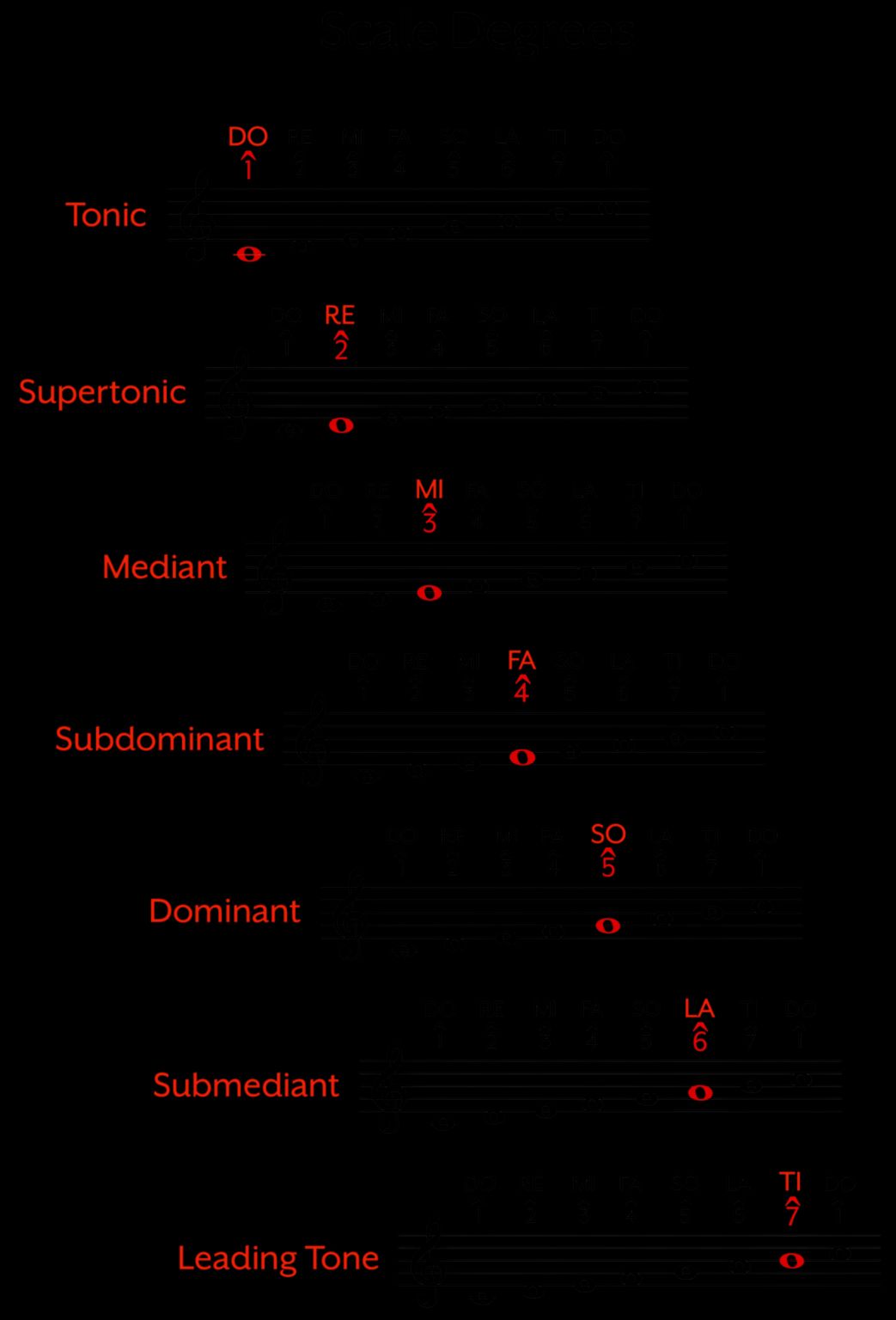 Scale Degrees in Music | Names & Uses for Piano Players - Hoffman Academy