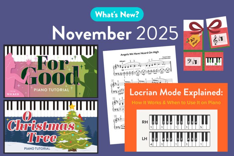 What's New? November 2025 - For Good, Christmas Songs, Locrian Mode Explained, Advent Calendar