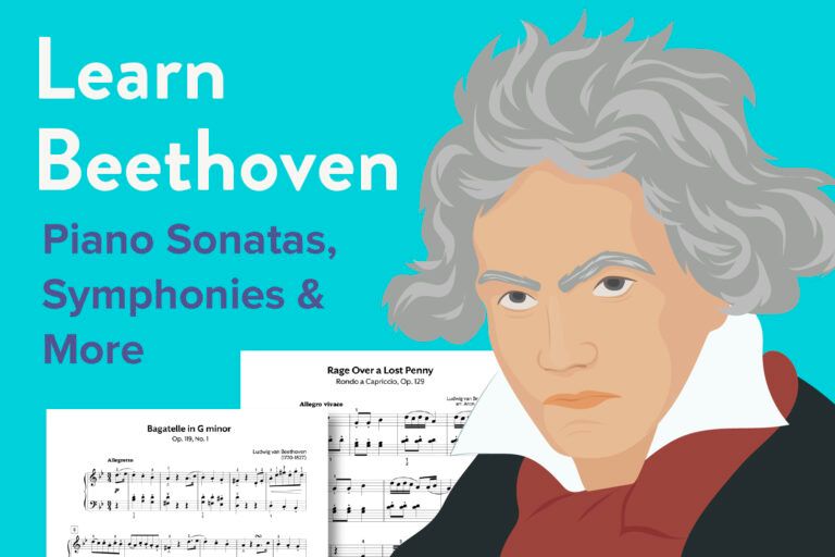 Learn Beethoven Piano Sonatas, Symphonies, and More.