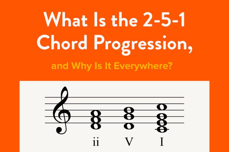 Learn the 2-5-1 chord progression in music.