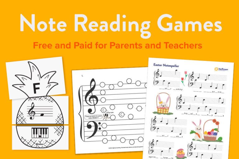 Find 18 free and paid note reading games from Hoffman Academy for kids, including treble and bass clef activities, flashcards, and premium sight reading resources.