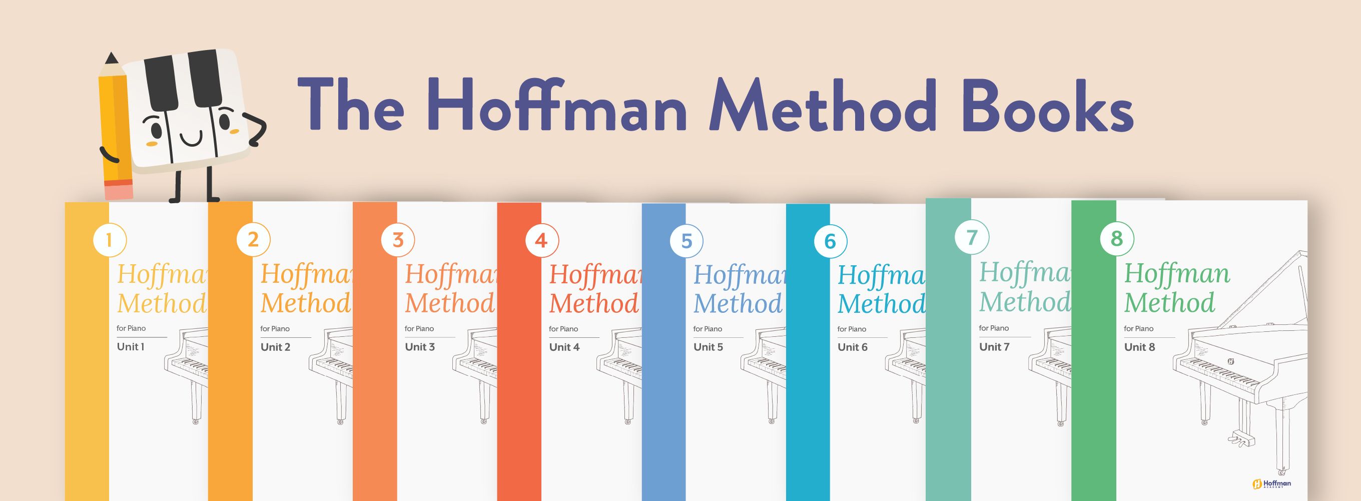 Piano Method Books from Hoffman Academy | Units 1-16