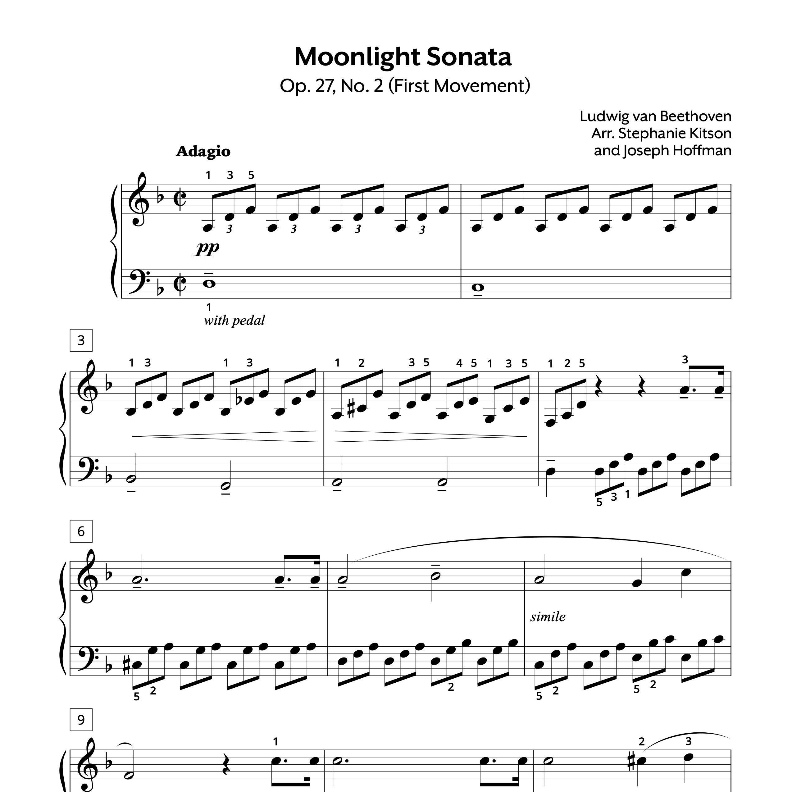 Moonlight sonata pdf