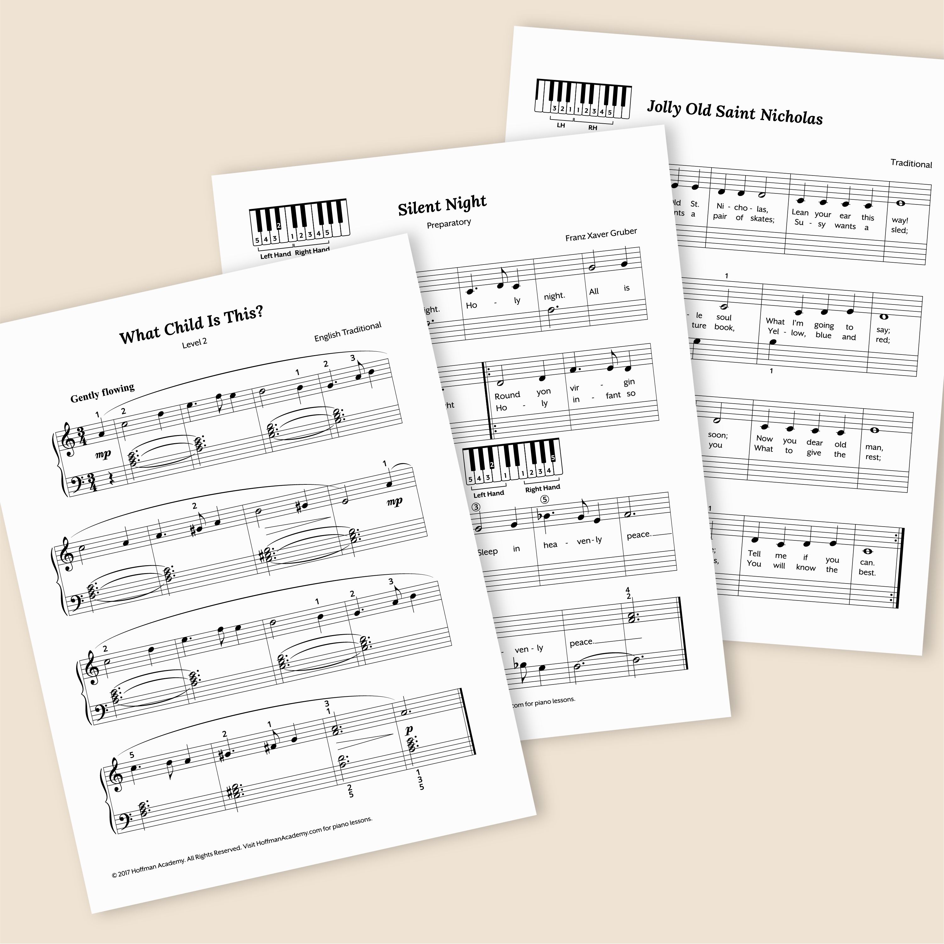 Easy Christmas Piano Sheet Music