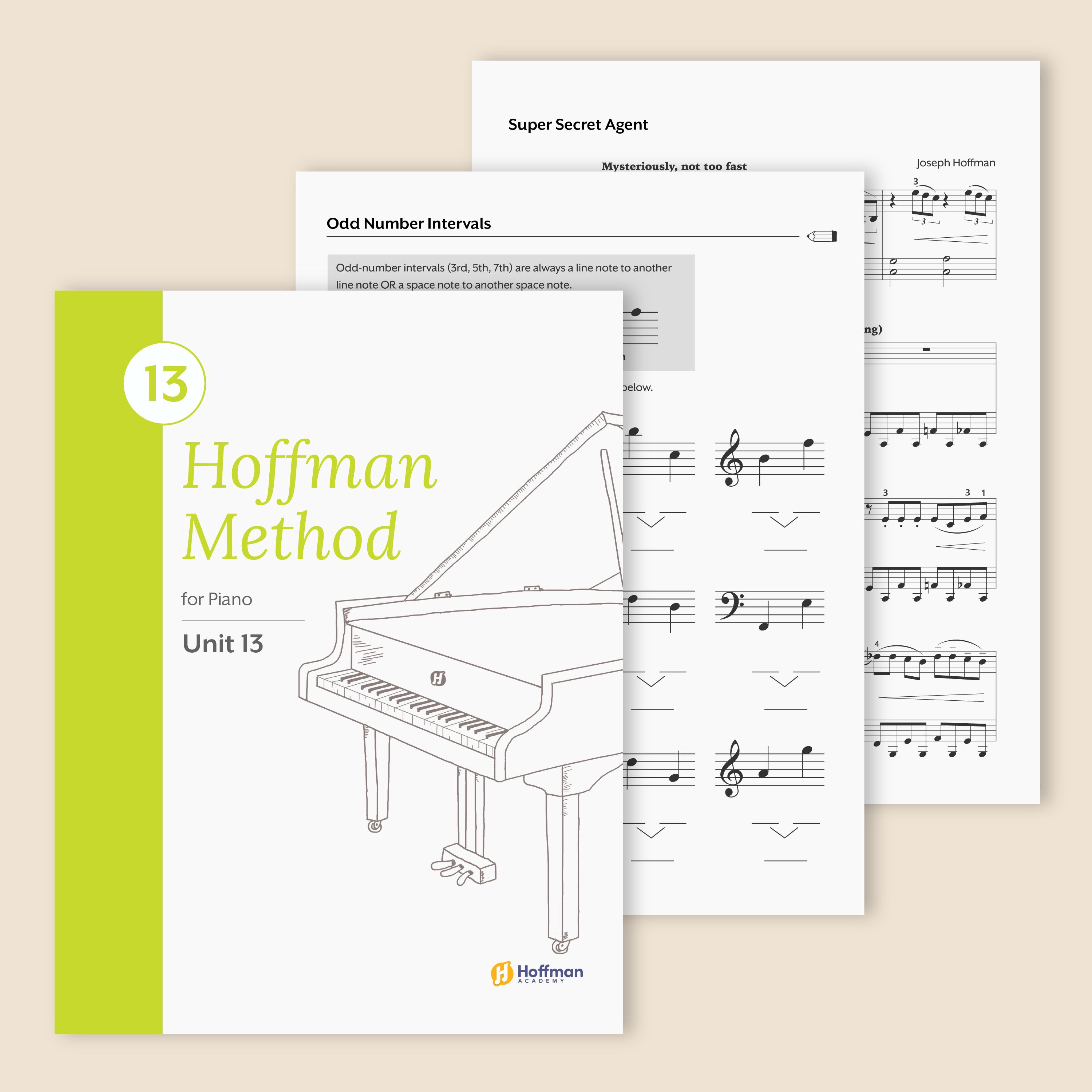 Piano Method Books from Hoffman Academy | Units 1-16