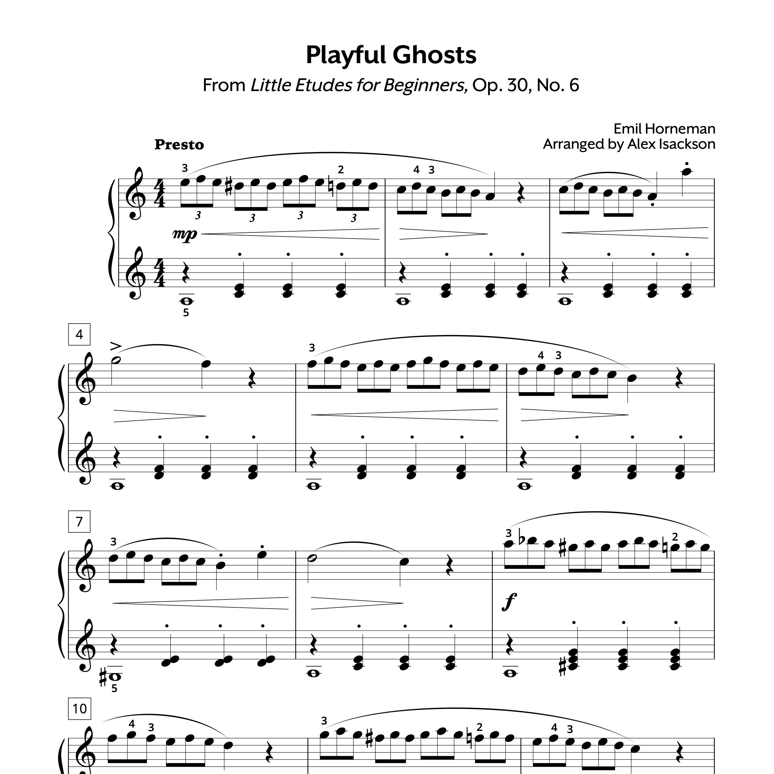How To Play Ghosts And Stuff On Piano