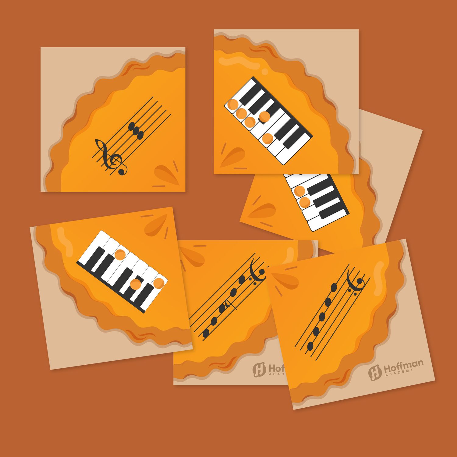 Thanksgiving | Piano | Music Theory Matching Game