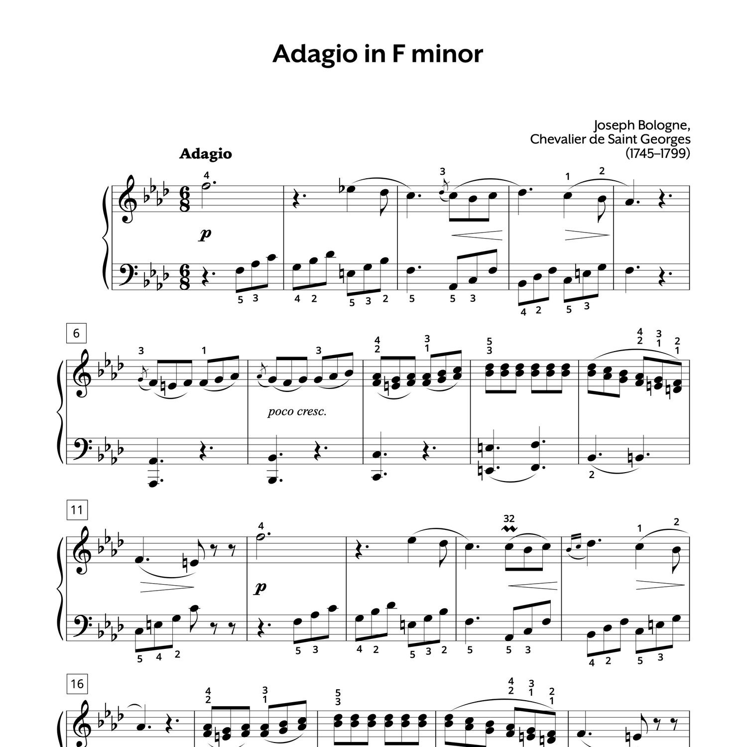 Adagio - Classical Guitar - Digital Sheet Music | Sheet Music Plus